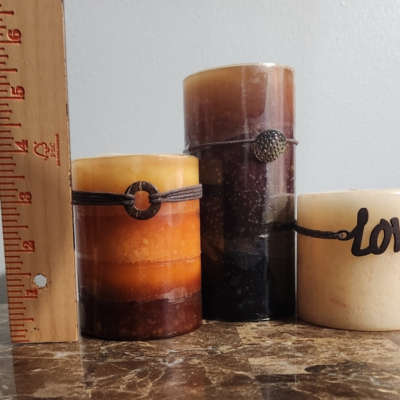 Set of 3 candles - Picture 3 of 5
